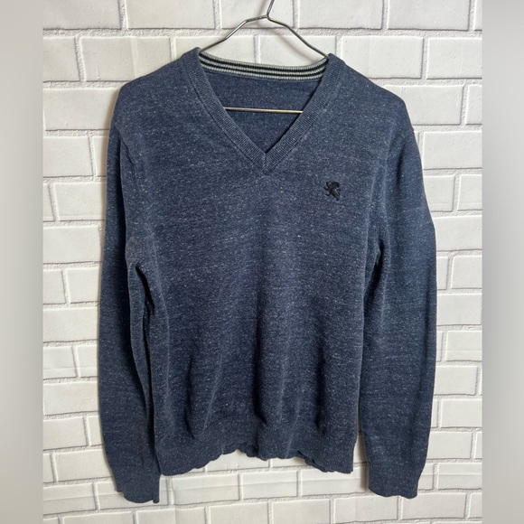 EXPRESS men v-neck sweater blue /size M - Picture 1 of 7